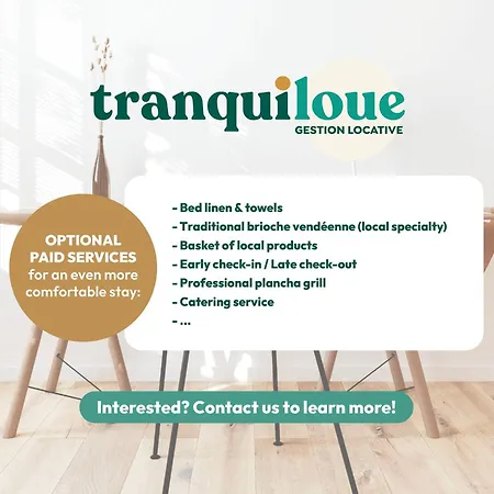 Tranquiloue - Pratique Proche Puy Du Fou *